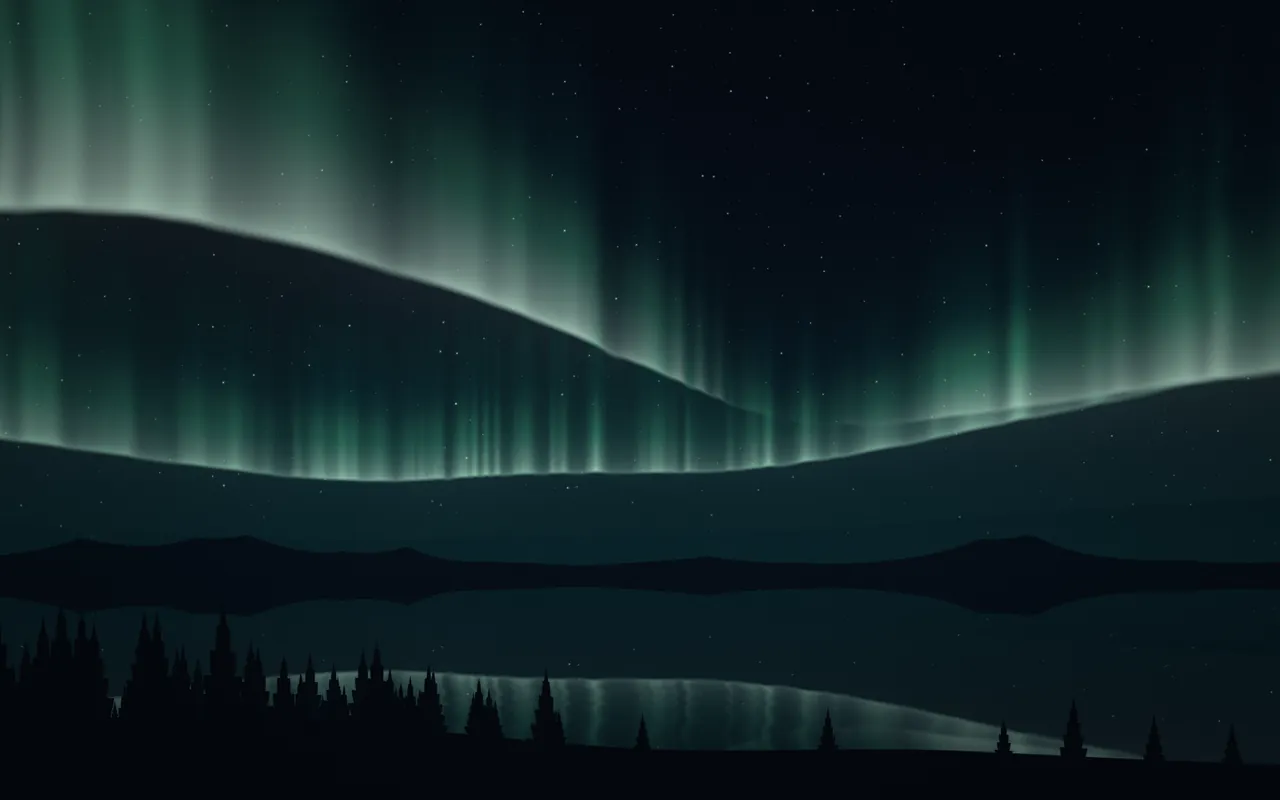 Night Owl: the Aurora scene in the Borealis palette
